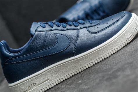 nike air force 1 midnight navy blue|men's blue air force 1.